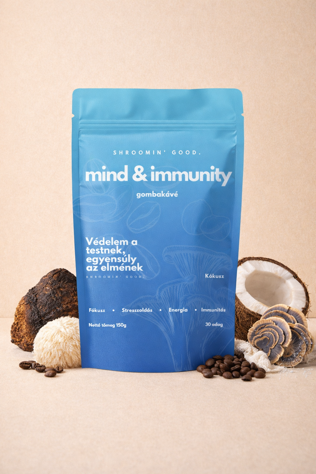 Mind & Immunity kókuszos gombakávé
